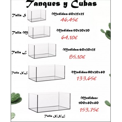 Tanque y Cubas | Varios tamaños 